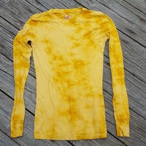 Marble print long sleeve shirt